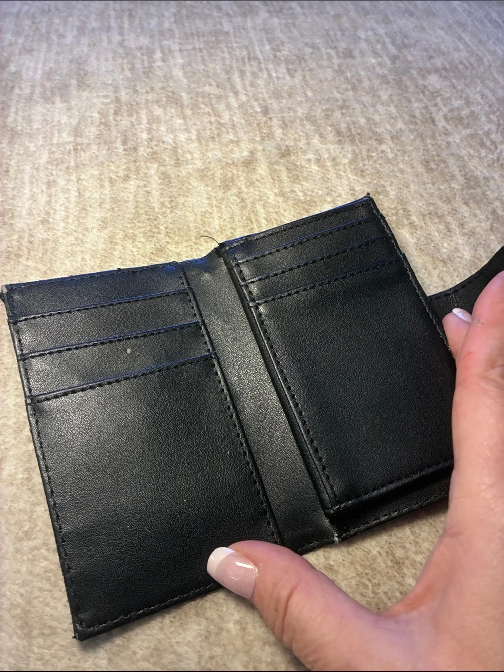Simply Vera Vera Wang Black Textured‎ Wallet